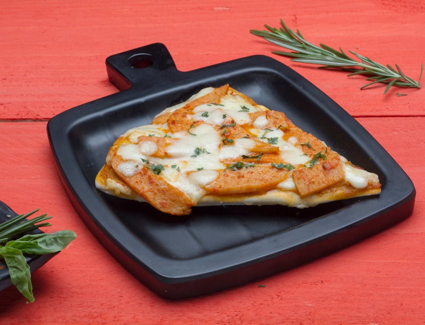 Fresh ingredients arranged neatly on a kitchen counter